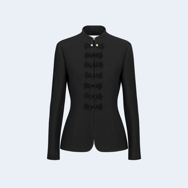 디올 브랜덴버그 울 실크 자켓