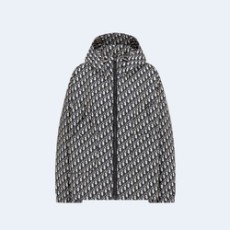 디올 오블리크 방수 후드 자켓