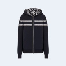 디올 테크니컬 캐시미어 리버시블 후드 집업