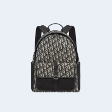 디올 오블리크 자카드 8 백팩 베이지