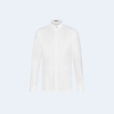 디올 오블리크 셔츠 화이트 코튼