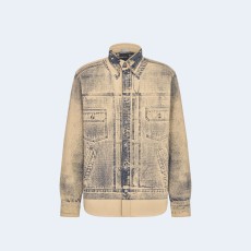 디올 MKII-이펙트 베이지 오가닉 오버셔츠