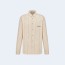 디올 커츄얼 핀스트라이프 오버셔츠