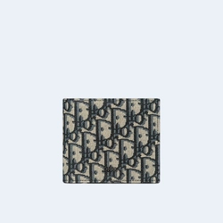 디올 오블리크 자카드 베이지 지갑