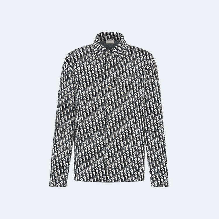 디올 오블리크 코튼 자카드 오버셔츠