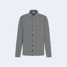 디올 오블리크 코튼 자카드 오버셔츠