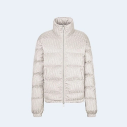 디올 오블리크 다운 자켓 화이트