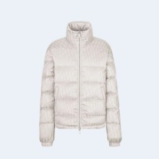 디올 오블리크 다운 자켓 화이트