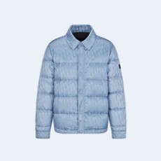 디올 오블리크 퀄트 자켓 블루