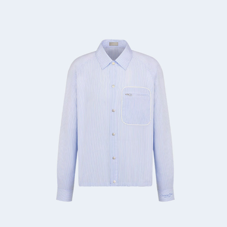 디올 꾸띄르 자수 스트라이프 셔츠