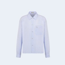 디올 꾸띄르 자수 스트라이프 셔츠