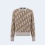 디올 오블리크 울 자카드 스웨터