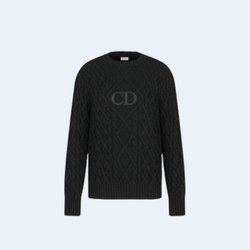 디올 미드나잇 시그니처 니트 블랙