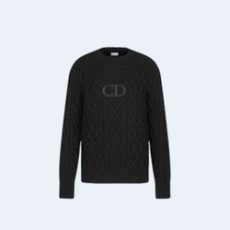 디올 미드나잇 시그니처 니트 블랙