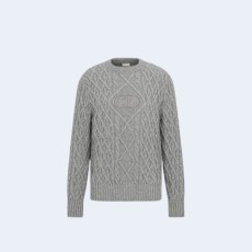 디올 미드나잇 시그니처 니트 그레이