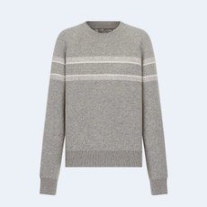 디올 리버서블 크루넥 스웨터 그레이