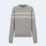 디올 리버서블 크루넥 스웨터 그레이