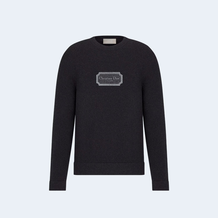 디올 Couture 캐시미어 스웨터 블랙
