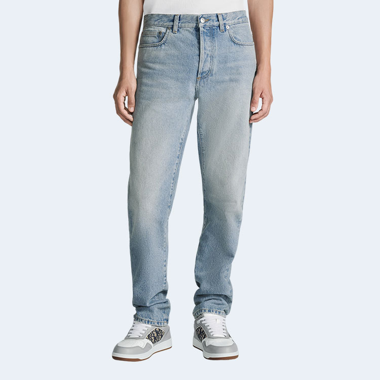 디올 레귤러 라이트 블루 데님 진