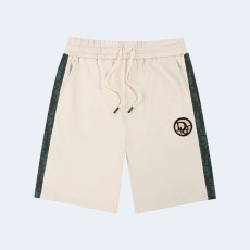 디올 그린 스트라이프 버뮤다 쇼츠 베이지