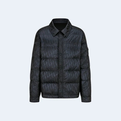 디올 오블리크 네이비 퀄트 자켓