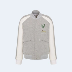 디올 은방울꽃 바시티 재킷