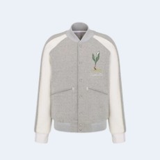 디올 은방울꽃 바시티 재킷