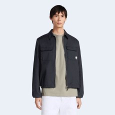 디올 CD 다이아몬드 지퍼 블루종 재킷