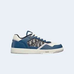 디올 B27 로우탑 스니커즈 블루 & 크림