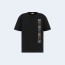 디올 릴렉스 핏 오가닉 블랙 티셔츠