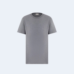 디올 아이콘 그레이 씨 아일랜드 코튼 저지 티셔츠