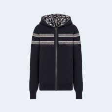 디올 테크니컬 캐시미어 리버시블 후드 집업