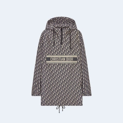 디올 오블리크 자카드 태피터 후드 아노락