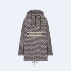 디올 오블리크 자카드 태피터 후드 아노락