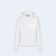 디올 아이콘 후드 스웨트셔츠 화이트