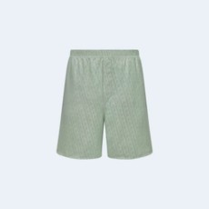 디올 오블리크 실크 코튼 자카드 쇼츠 그린