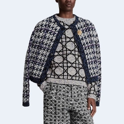 디올 하운즈투스 테크니컬 자카드 가디건