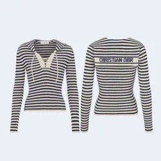 디올 디오리비에라 골지 코튼 니트