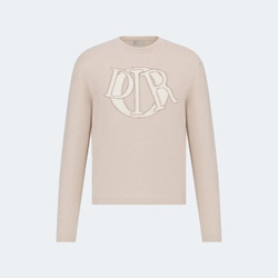 디올 아이콘 베이지 버진울 스웨터