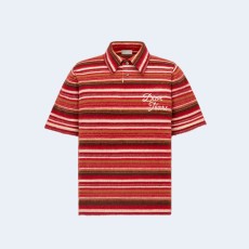 디올 x 데님 티어스 모헤어 알파카 폴로 셔츠