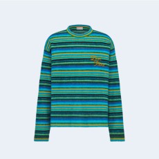 디올 티어스 스트라이프 긴팔 티셔츠