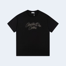 디올 오리지널 다이아몬드 로고 티셔츠 블랙