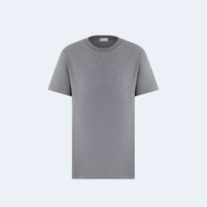 디올 아이콘 그레이 씨 아일랜드 코튼 저지 티셔츠