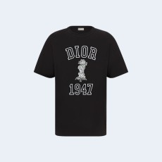 디올 릴렉스드 핏 바비 티셔츠 블랙 슬럽