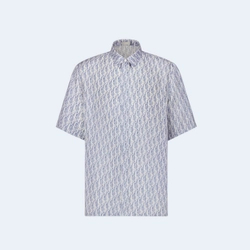 디올 오블리크 쇼트 슬리브드 셔츠