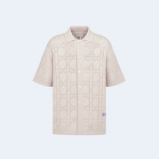 디올 까나쥬 반팔 셔츠 베이지