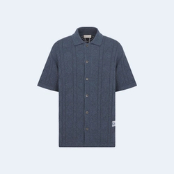 디올 까나쥬 반팔 셔츠 블루