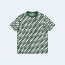 디올 오블리크 반팔 티셔츠 그린