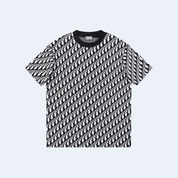 디올 오블리크 반팔 티셔츠 블랙