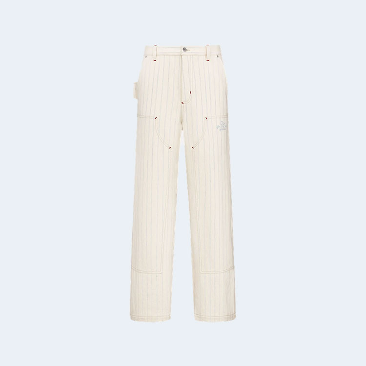 디올 & HYLTON NEL 핀스트라이프 카펜터 진 팬츠
